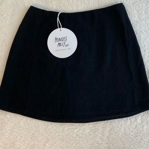Princess Polly black mini skirt New with tags! 🏷